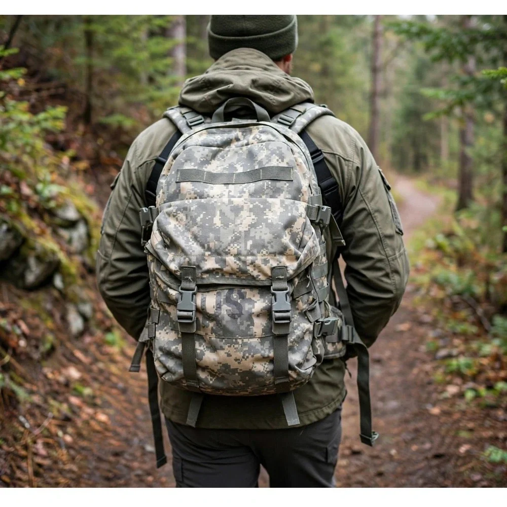 Vtg Molle II Assault Pack US Military UCP Camo Tactical Cordura Nylon Backpack